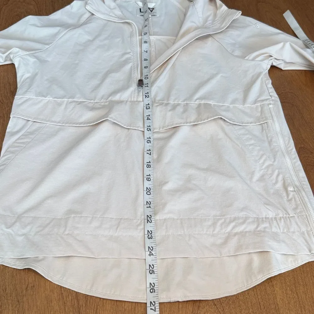 LIV Outdoor Cream Hooded Utility Jacket